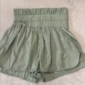 Free People Movement Size M Mint Shorts Athleisure Casual Workout